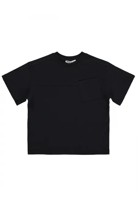 Boys' T-Shirt, Ages 10-13, Black - Pack