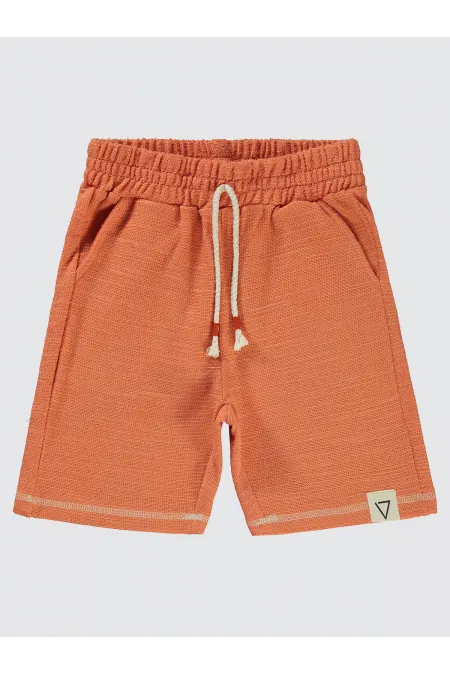 Short garçon orange 6-9 ans - Paquet