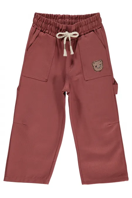 Pantalon garçon, 2-5 ans, marron clair - Lot
