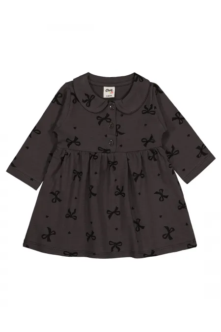 Baby Vest and Dress 0-24 Months Anthracite - Package