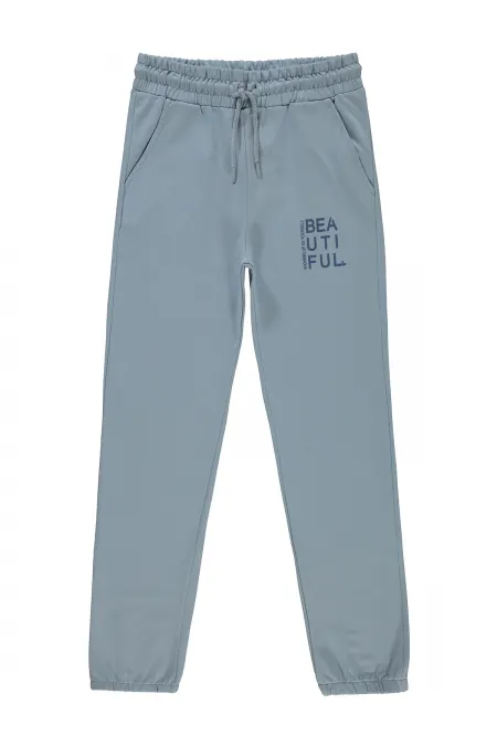 Girl's Tracksuit Bottoms 10-13 Years Blue - Pack