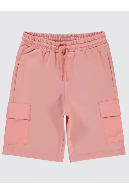 Kız Çocuk Kapri 6-9 Yaş Pudra - Paket