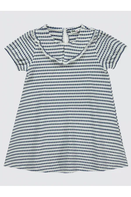 Ensemble gilet et robe pour fille de 6 à 9 ans, bleu élémentaire - Pack