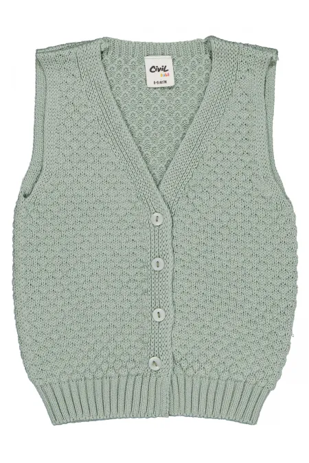 Baby Vest 0-24 Months Khaki - Package