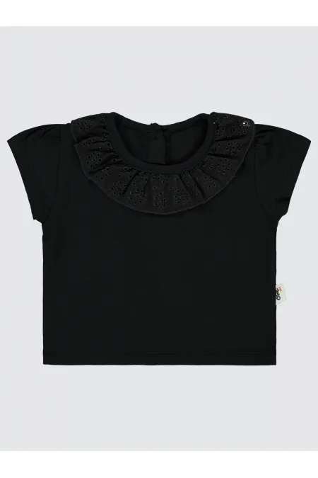 Bebek Tişört 6-18 Ay Siyah - Paket