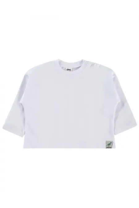 Bebek Sweatshirt 0-24 Ay Beyaz - Paket