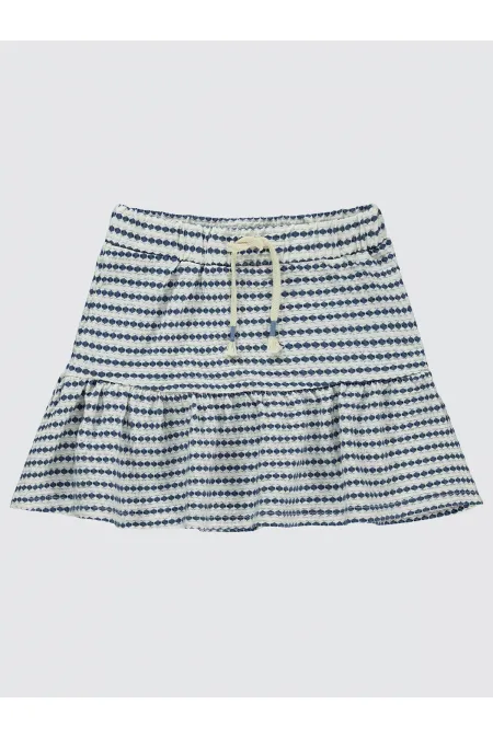 Kız Çocuk Etek 6-9 Yaş Element Mavisi - Paket