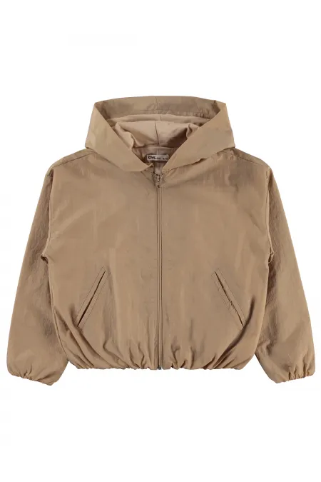 Kız Çocuk Yağmurluk 10-13 Yaş Açık Kahve - Paket