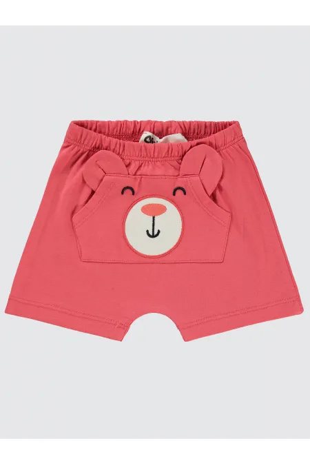 Bebek Şort 0-24 Ay Mercan - Paket
