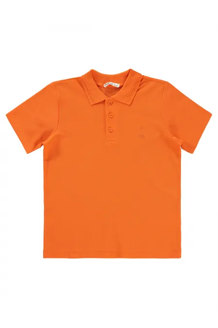 T-shirt garçon orange 6-9 ans - Emballage