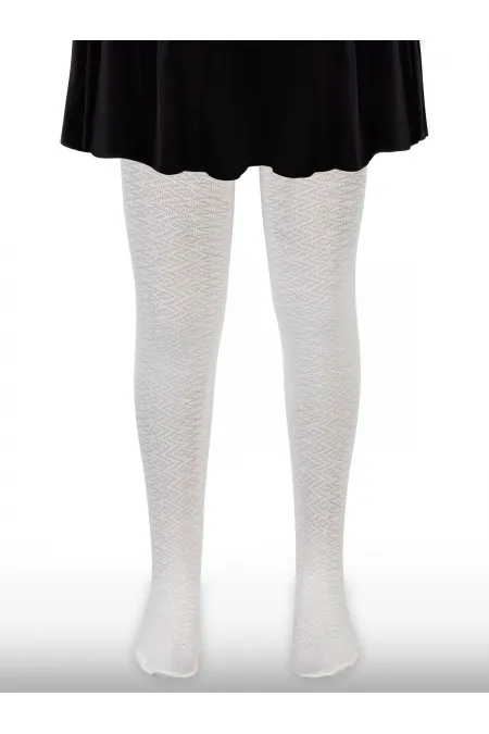 Kız Çocuk Külotlu Çorap 2-9 Yaş Krem - Paket