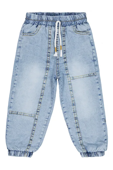 Kız Çocuk Pantolon Kot 2-5 Yaş Açık Mavi - Paket