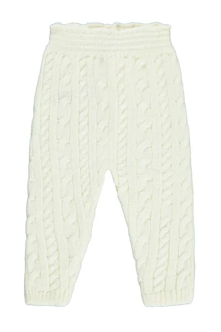 Bebek Eşofman Altı 0-24 Ay Ekru - Paket