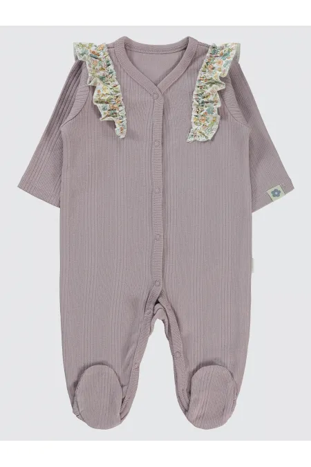 Grenouillères bébé 0-24 mois Lilas doux - Emballage