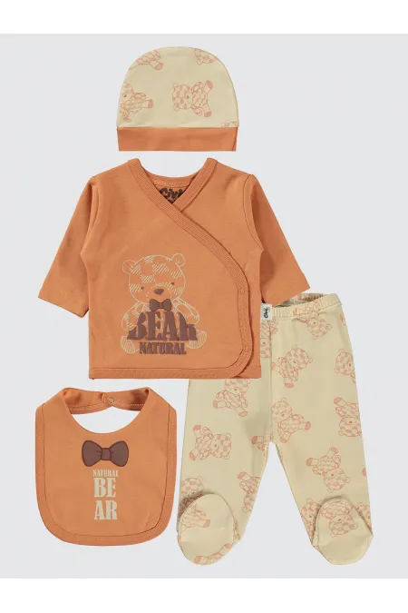Baby Bodysuit Sets 0-24 Months Cinnamon - Package