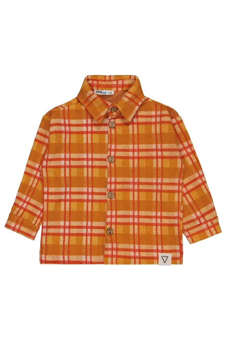 Erkek Çocuk Gömlek 2-5 Yaş Oranj - Paket