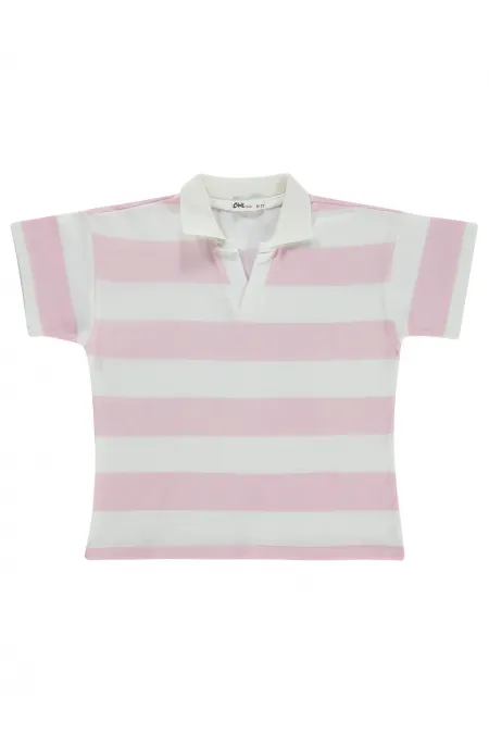 Kız Çocuk Tişört 10-13 Yaş Pudra - Paket