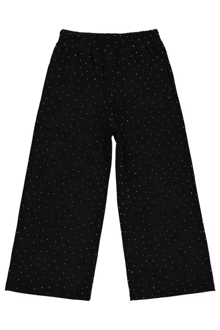 Kız Çocuk Pantolon 10-13 Yaş Siyah - Paket