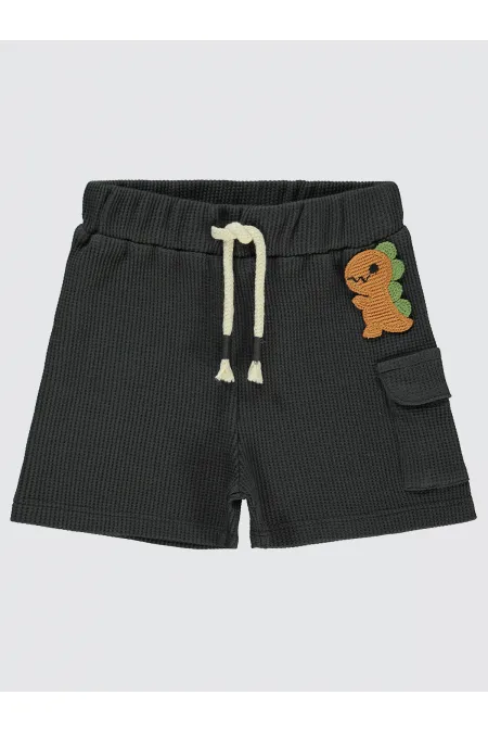 Bebek Şort 0-24 Ay Antrasit - Paket