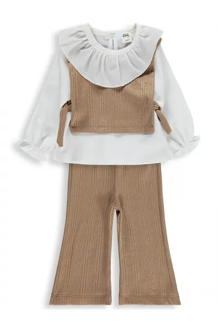 Ensemble bébé 0-24 mois beige - Emballage