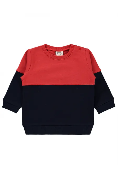 Bebek Sweatshirt 0-24 Ay Lacivert - Paket