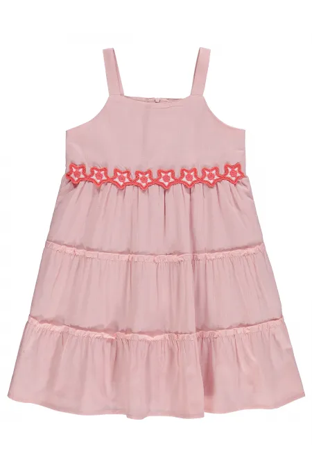 Girls' Jumpsuit and Dress, Ages 6-9, Pink - Package