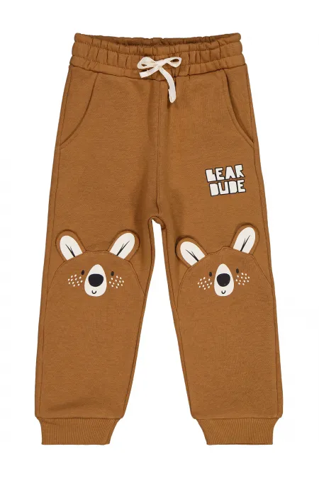 Bas de survêtement garçon 2-5 ans camel - Lot