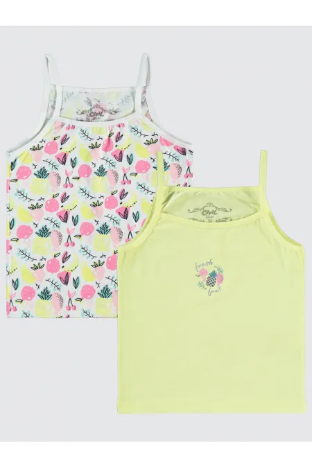 Kız Çocuk Atlet 2-9 Yaş Standart - Paket