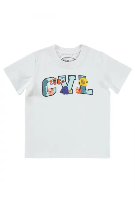 Lot de T-shirts blancs pour garçon de 2 à 5 ans