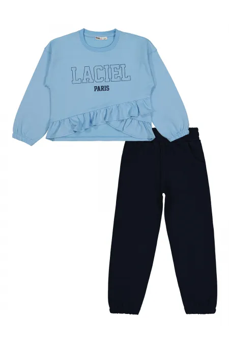 Survêtement bleu pour filles de 6 à 9 ans - Emballage