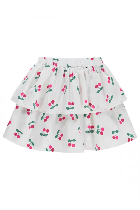 Kız Çocuk Etek 6-9 Yaş Ekru - Paket