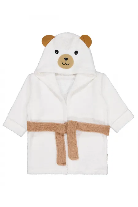 Peignoir bébé 0-24 mois, écru - Emballage