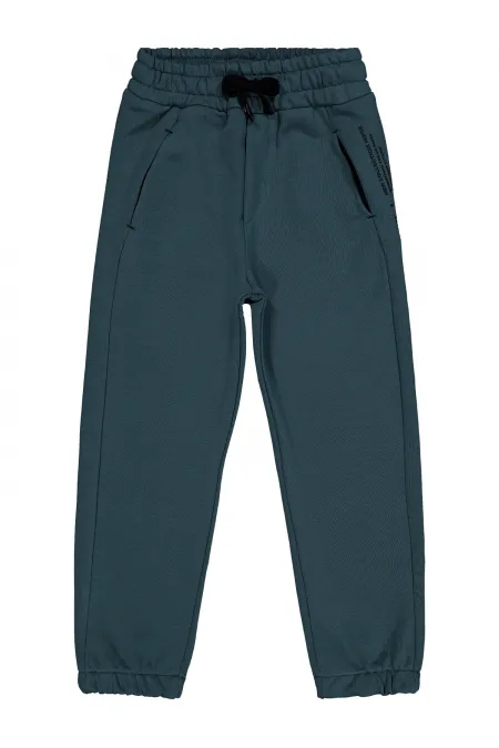 Bas de survêtement garçon 6-9 ans, couleur fumée - Emballage