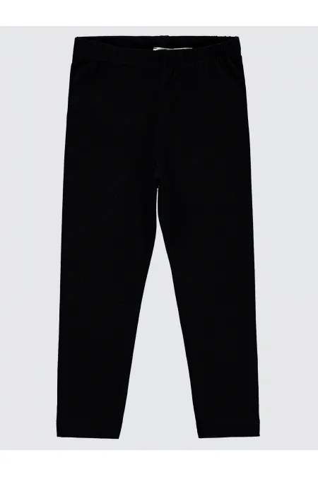 Leggings noirs pour filles, 2-5 ans - Lot