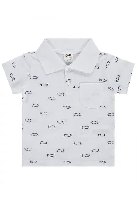 Bebek Tişört 0-24 Ay Beyaz - Paket