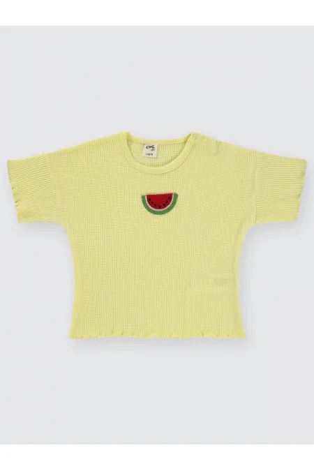 Lot de T-shirts bébé jaunes 0-24 mois