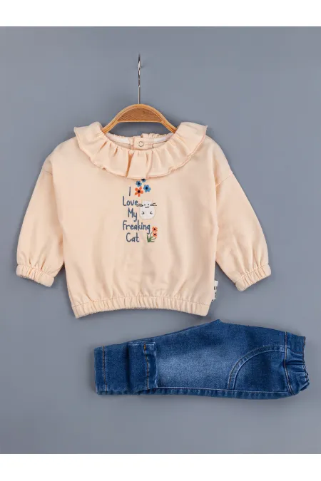 Bebek Takım 0-24 Ay Somon - Paket