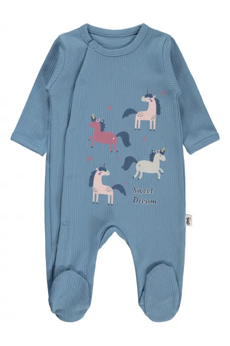 Bebek Tulum 0-24 Ay Buz Mavi - Paket