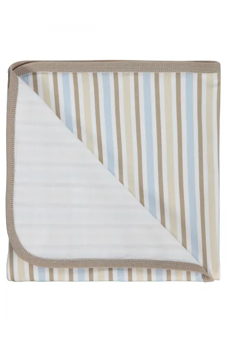 Ensemble couverture et lange pour bébé 0-24 mois, vison - Emballage