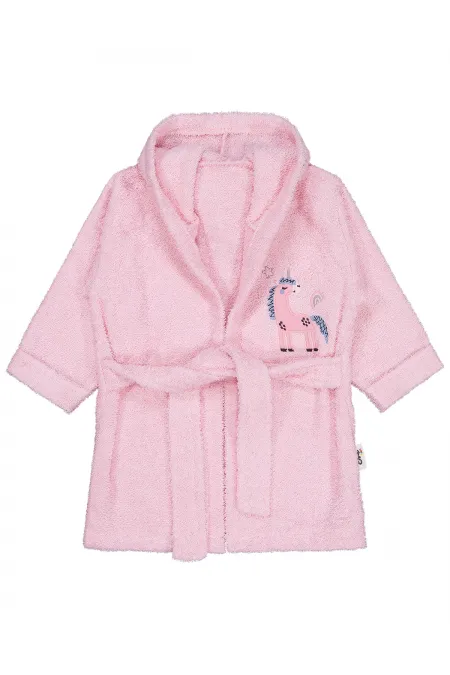 Bebek Bornoz 0-24 Ay Pembe - Paket