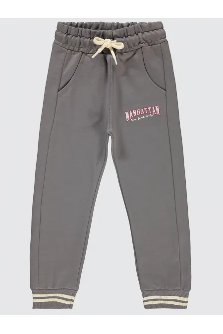 Girls Tracksuit Bottoms 2-5 Years Old Graphite - Pack