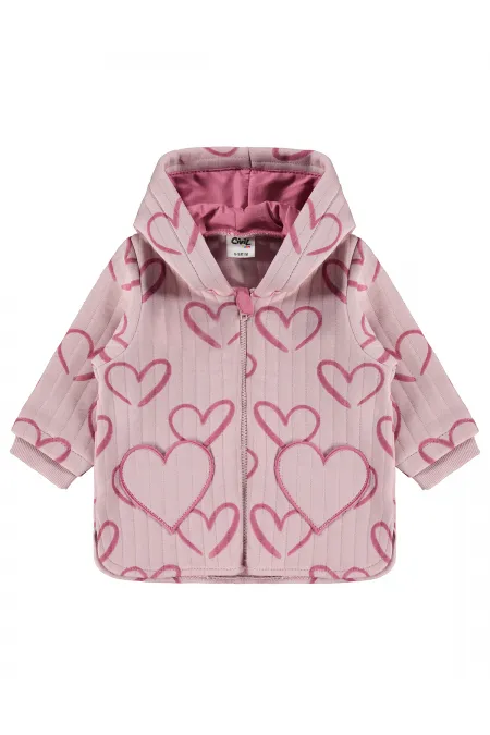 Gilet bébé rose pastel 0-24 mois - Lot