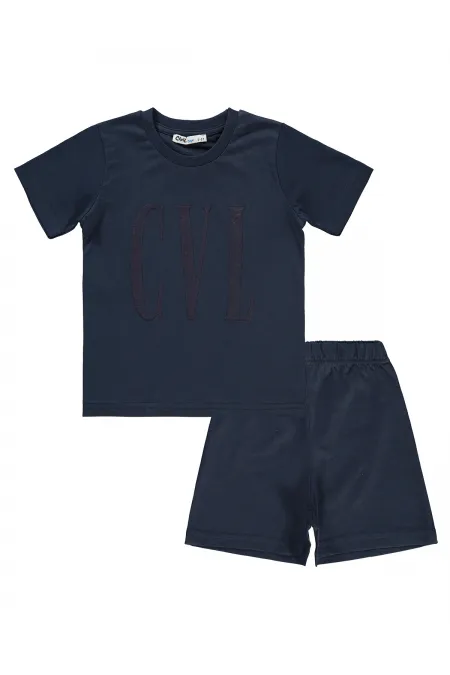 Costume bleu marine pour garçon de 2 à 5 ans - Emballage