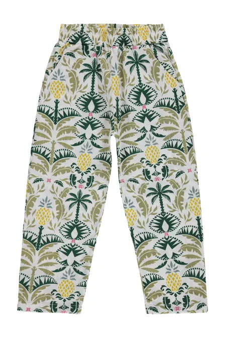 Girls' Trousers, Ages 6-9, Off-White - Pack