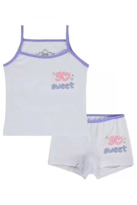 Ensemble de sous-vêtements pour filles de 2 à 9 ans - Standard