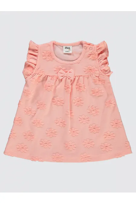 Bebek Jile ve Elbise 6-18 Ay Pudra - Paket