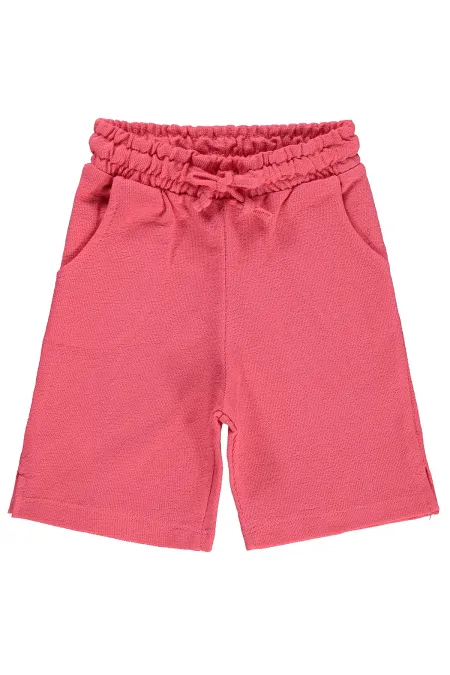 Kız Çocuk Kapri 2-5 Yaş Nar - Paket