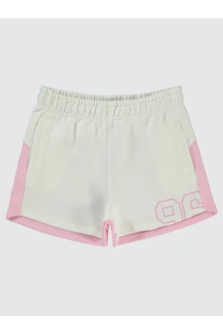 Kız Çocuk Şort 10-13 Yaş Gül Pembe - Paket