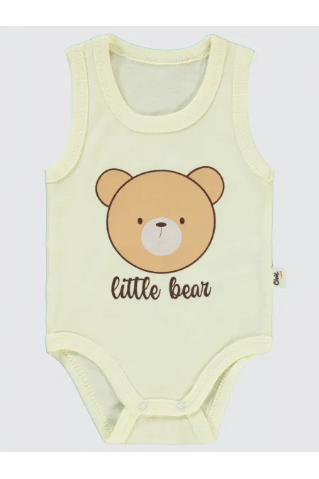 Bebek Çıtçıtlı Badi 0-24 Ay FilDişi - Paket