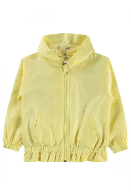 Kız Çocuk Yağmurluk 6-9 Yaş Sarı - Paket